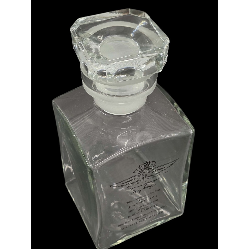 2000 Indianapolis Motor Speedway Decanter Indy 500 Brickyard 400 NASCAR USGP F-1